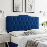 Sophia Tufted Performance Velvet Twin Headboard Navy MOD-6409-NAV