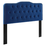 Sophia Tufted Performance Velvet Twin Headboard Navy MOD-6409-NAV