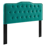 Sophia Tufted Performance Velvet Twin Headboard Teal MOD-6409-TEA