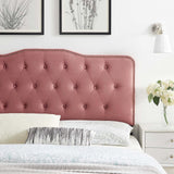 Sophia Tufted Performance Velvet King/California King Headboard Dusty Rose MOD-6411-DUS