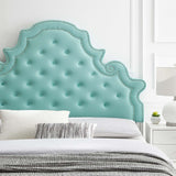 Diana Tufted Performance Velvet Twin Headboard Mint MOD-6416-MIN