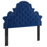 Diana Tufted Performance Velvet Twin Headboard Navy MOD-6416-NAV