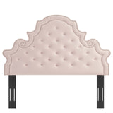 Diana Tufted Performance Velvet Twin Headboard Pink MOD-6416-PNK