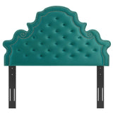 Diana Tufted Performance Velvet Twin Headboard Teal MOD-6416-TEA