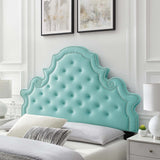 Diana Tufted Performance Velvet Full/Queen Headboard Mint MOD-6417-MIN