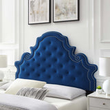 Diana Tufted Performance Velvet Full/Queen Headboard Navy MOD-6417-NAV