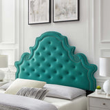 Diana Tufted Performance Velvet Full/Queen Headboard Teal MOD-6417-TEA