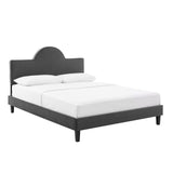 Soleil Performance Velvet Queen Bed