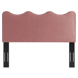 Athena Performance Velvet Full/Queen Headboard Dusty Rose MOD-6520-DUS