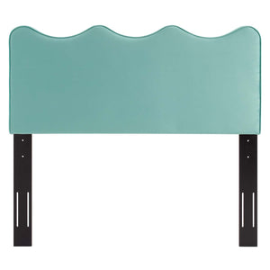 Athena Performance Velvet Full/Queen Headboard Mint MOD-6520-MIN