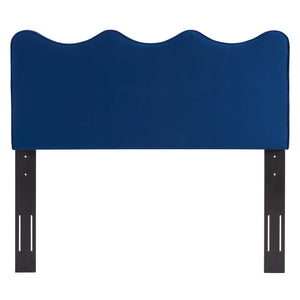 Athena Performance Velvet Full/Queen Headboard Navy MOD-6520-NAV