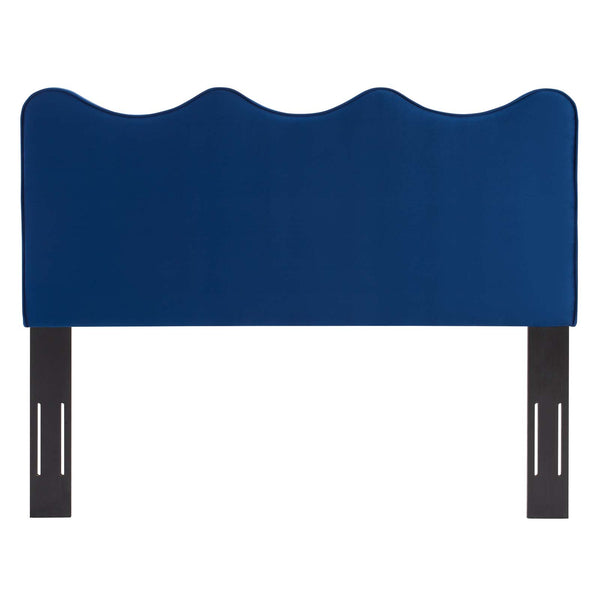 Athena Performance Velvet Full/Queen Headboard Navy MOD-6520-NAV