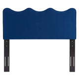 Athena Performance Velvet King/California King Headboard Navy MOD-6521-NAV