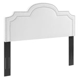 Belinda Performance Velvet King/California King Headboard White MOD-6570-WHI