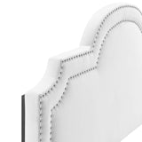 Belinda Performance Velvet King/California King Headboard White MOD-6570-WHI