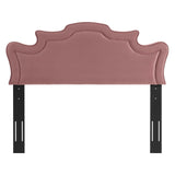 Evangeline Performance Velvet Twin Headboard Dusty Rose MOD-6571-DUS