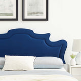 Evangeline Performance Velvet Twin Headboard Navy MOD-6571-NAV