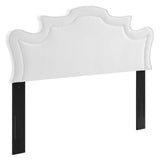 Evangeline Performance Velvet Twin Headboard White MOD-6571-WHI