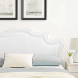 Evangeline Performance Velvet Twin Headboard White MOD-6571-WHI