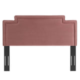 Transfix Performance Velvet Twin Headboard Dusty Rose MOD-6574-DUS