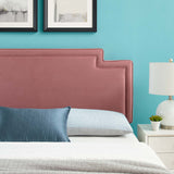 Transfix Performance Velvet Twin Headboard Dusty Rose MOD-6574-DUS