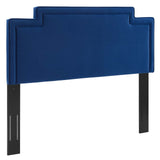 Transfix Performance Velvet Twin Headboard Navy MOD-6574-NAV