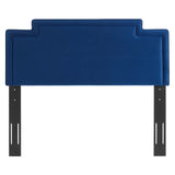 Transfix Performance Velvet Twin Headboard Navy MOD-6574-NAV