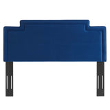 Transfix Performance Velvet Twin Headboard Navy MOD-6574-NAV