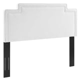 Transfix Performance Velvet Twin Headboard White MOD-6574-WHI