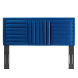 Modway Furniture Believe Channel Tufted Performance Velvet Twin Headboard 0423 Navy MOD-6664-NAV