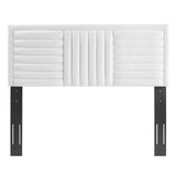 Modway Furniture Believe Channel Tufted Performance Velvet Twin Headboard 0423 White MOD-6664-WHI