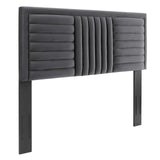 Believe Channel Tufted Performance Velvet King/California King Headboard