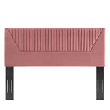 Modway Furniture Patience Channel Tufted Performance Velvet Twin Headboard 0423 Dusty Rose MOD-6667-DUS