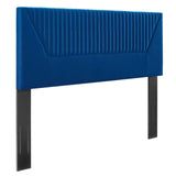 Modway Furniture Patience Channel Tufted Performance Velvet Twin Headboard 0423 Navy MOD-6667-NAV