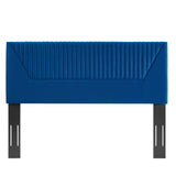 Modway Furniture Patience Channel Tufted Performance Velvet Twin Headboard 0423 Navy MOD-6667-NAV