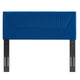 Modway Furniture Patience Channel Tufted Performance Velvet Twin Headboard 0423 Navy MOD-6667-NAV