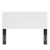 Modway Furniture Patience Channel Tufted Performance Velvet Twin Headboard 0423 White MOD-6667-WHI