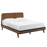 Dylan Queen Platform Bed Walnut MOD-6675-WAL