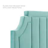 Modway Furniture Sienna Performance Velvet Queen Platform Bed MOD-6712-MIN
