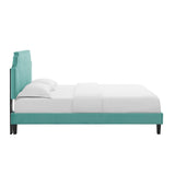 Modway Furniture Sienna Performance Velvet Queen Platform Bed MOD-6714-MIN