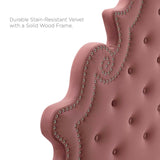 Modway Furniture Gwyneth Tufted Performance Velvet Full Platform Bed MOD-6759-DUS