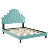 Modway Furniture Gwyneth Tufted Performance Velvet King Platform Bed MOD-6762-MIN