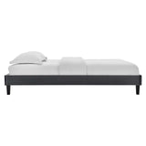 Modway Furniture Amber Tufted Performance Velvet King Platform Bed 0423 Charcoal MOD-6786-CHA