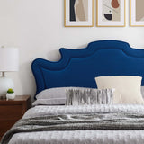 Modway Furniture Neena Performance Velvet Full Bed 0423 Navy MOD-6805-NAV