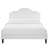 Modway Furniture Aviana Performance Velvet King Bed 0423 White MOD-6844-WHI