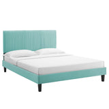 Modway Furniture Peyton Performance Velvet Twin Platform Bed MOD-6867-MIN