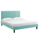 Modway Furniture Peyton Performance Velvet Full Platform Bed MOD-6870-MIN