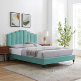 Modway Furniture Elise King Performance Velvet Platform Bed MOD-6875-MIN