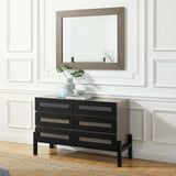 Merritt Dresser and Mirror Oak MOD-6951-OAK