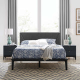 Dakota 3 Piece Upholstered Bedroom Set Blue MOD-6961-BLU